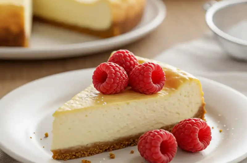 Creamy small batch cheesecake