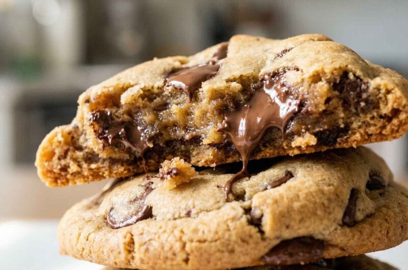Chewy Chocolate Chip Cookies (Bread Flour Method, No Cornstarch)