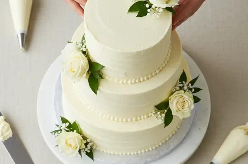 Homemade Wedding Cake