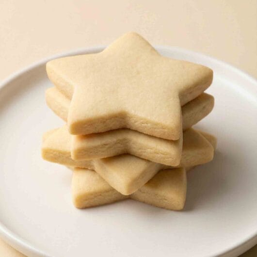 3-Ingredient Shortbread Cookies