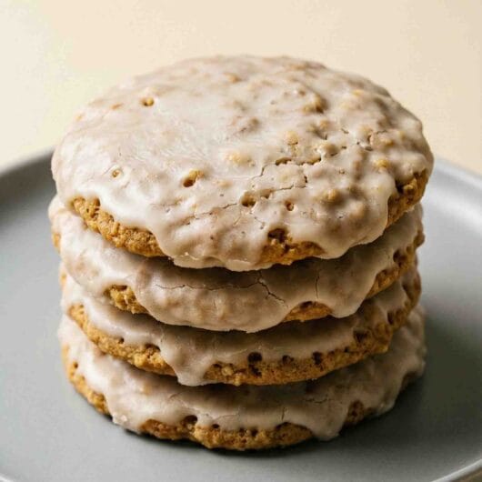 Iced Oatmeal Cookies (Soft Centers, Lightly Crisp Edges)