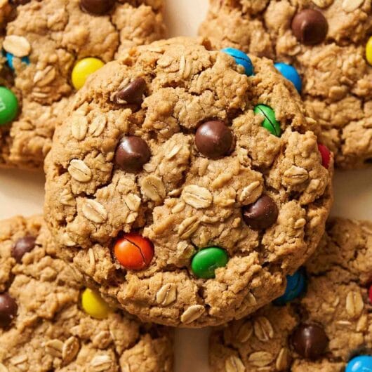 Monster Cookies (Gluten-Free with Oats and Processed Peanut Butter)