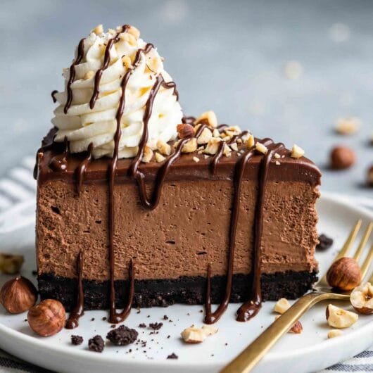 No-Bake Nutella Cheesecake