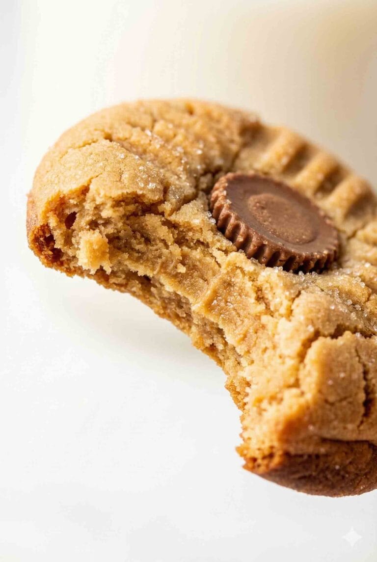 Easy 3 Ingredient Flourless Peanut Butter Cookies