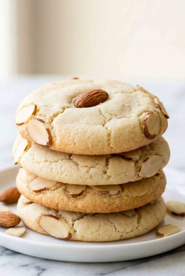 Easy 3 Ingredient Almond Cookies