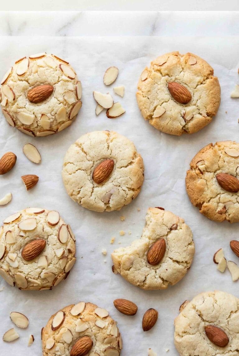 Easy 3 Ingredient Almond Cookies
