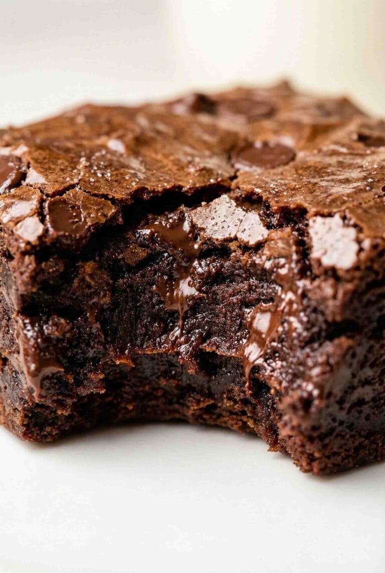 Easy Blender Brownies (One-Bowl Method)