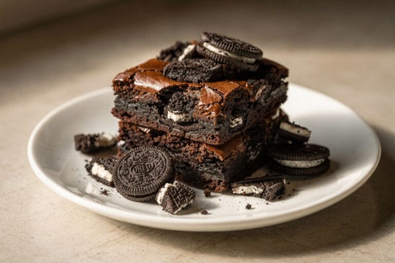 Fudgy Oreo Brownies (Loaded with Cookies!)