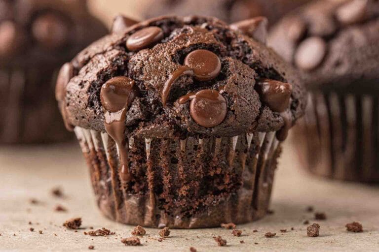 Double Chocolate Muffins (Bakery-Style in 30 Minutes!)