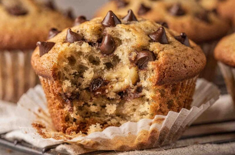 Banana Chocolate Chip Muffins