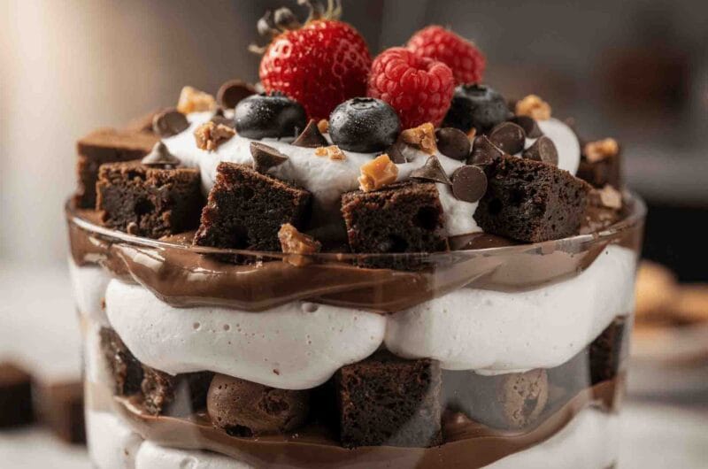 Layered Brownie Trifle