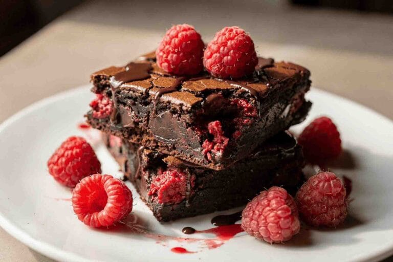 Raspberry Brownies (Swirled & Decadent!)